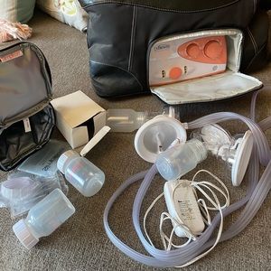Breast baby pump